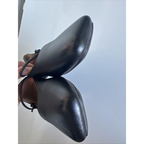 Empress Square Toe Ballet Flat Soft Black Leather Comfort Minimalist Size 10 - Picture 5 of 9